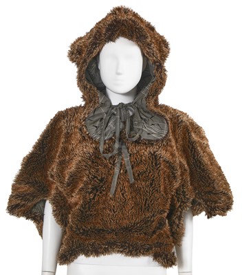 Lot 339 - A Vivienne Westwood faux fur poncho, 'Chaos Point' collection, Autumn-Winter 2008-09