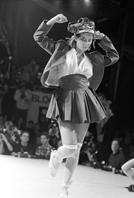 Lot 332 - A Vivienne Westwood Prince of Wales check wool crown, 'Britain Must Go Pagan' collection, Spring-Summer 1988