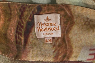 Lot 349 - A Vivienne Westwood printed bondage ensemble, 'Blue Sky' collection, Spring-Summer 2004