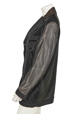 Lot 567 - A Jean Paul Gaultier black and grey jacket, ‘Women Among Women’ collection, Autumn-Winter 1989-90