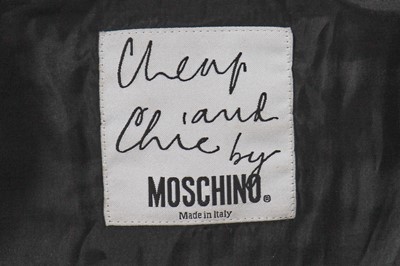 Lot 449 - A Moschino black cotton 'Life Vest', 1990s