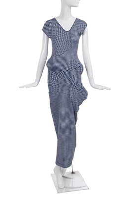 Lot 205 - A Comme des Garçons blue and white gingham dress, ‘Body Meets Dress – Dress Meets Body’ collection, Spring-Summer 1997 commercial collection