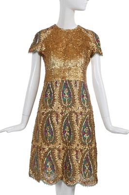 Lot 476 - A Christian Dior haute couture by Marc Bohan cocktail dress, circa 1968