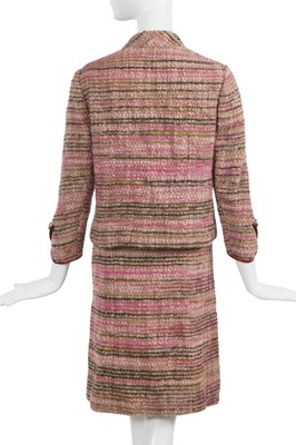 Lot 68 - An haute couture wool suit, attributed to Gabrielle Chanel, circa 1961
