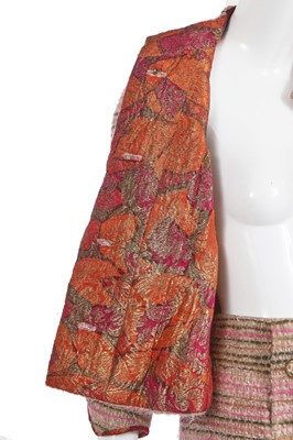 Lot 68 - An haute couture wool suit, attributed to Gabrielle Chanel, circa 1961