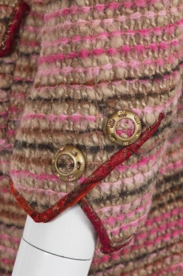 Lot 68 - An haute couture wool suit, attributed to Gabrielle Chanel, circa 1961