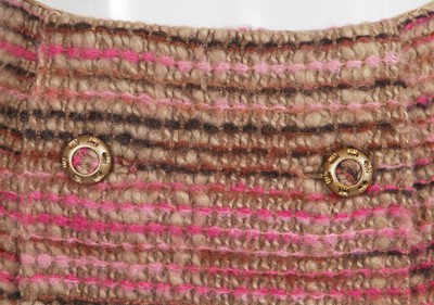 Lot 68 - An haute couture wool suit, attributed to Gabrielle Chanel, circa 1961