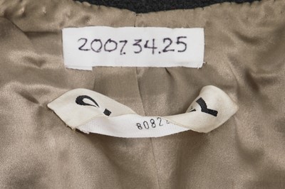 Lot 26 - A Chanel haute couture by Karl Lagerfeld oatmeal bouclé wool coat, Autumn-Winter 2002-03