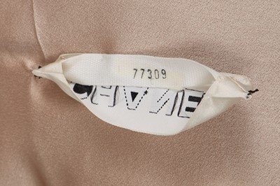 Lot 32 - A Chanel haute couture by Karl Lagerfeld taupe moss crêpe coat, Spring-Summer 1998