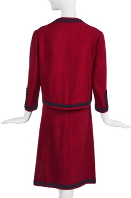 Lot 62 - An haute couture suit, attributed to Chanel, probably late 1960s