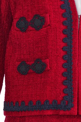 Lot 62 - An haute couture suit, attributed to Chanel, probably late 1960s