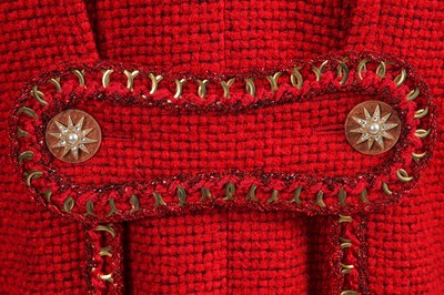 Lot 15 - A Chanel by Karl Lagerfeld red wool coat, 'Paris-Salzburg' collection, Métiers d'Art, Pre-Fall 2015