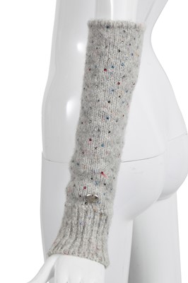 Lot 8 - A Chanel by Karl Lagerfeld grey tweed jacket, 'Chanel Airspace' collection, Autumn-Winter 2017-18