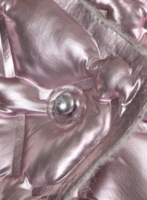 Lot 6 - A Chanel by Karl Lagerfeld pastel tweed jacket and pink cape, 'Chanel Airspace' collection, Autumn-Winter 2017-18