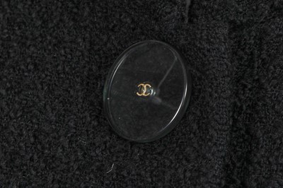 Lot 11 - A Chanel by Karl Lagerfeld black wool coat, 'Paris Cosmopolite' collection, Metiers d'Art, Pre-Fall 2017