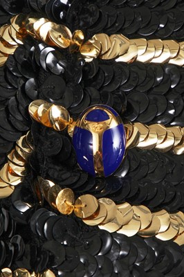 Lot 2 - A fine Chanel by Karl Lagerfeld sequined coat dress, 'Egyptomania' collection, Métiers d'Art, Pre-Fall 2019