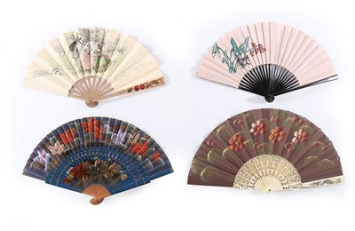 Lot 43 - A quantity of advertising fans for hotels and...