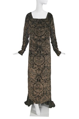 Lot 518 - A fine Mariano Fortuny stencilled velvet gown, 1920-30