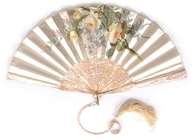 Lot 372 - Seven assorted fans, mainly 1900s, including...