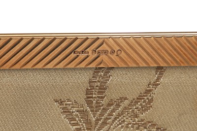 Lot 95 - A Cartier London gold silk brocade handbag, 1962