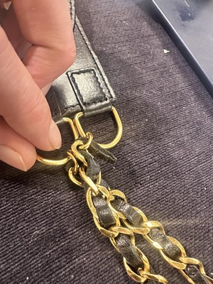 Lot 40 - A Chanel by Karl Lagerfeld gilt and leather boxing belt, 'Nouvelle Rapper (Hip Hop)' collection, Autumn-Winter 1991-92