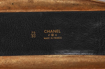 Lot 40 - A Chanel by Karl Lagerfeld gilt and leather boxing belt, 'Nouvelle Rapper (Hip Hop)' collection, Autumn-Winter 1991-92