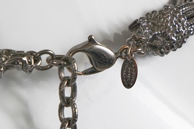 Lot 22 - A Chanel by Karl Lagerfeld silver-tone chain necklace, 'Paris-Shanghai' collection, Métiers d'Art, Pre-Fall 2010