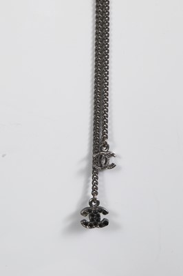 Lot 22 - A Chanel by Karl Lagerfeld silver-tone chain necklace, 'Paris-Shanghai' collection, Métiers d'Art, Pre-Fall 2010