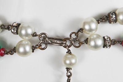 Lot 70 - A Gabrielle Chanel haute couture by Gripoix beaded necklace, 1950s-60s