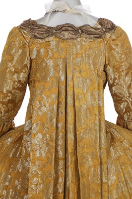 Lot 5 - Arsema Thomas 18th century style gown worn as Lady Agatha Danbury in the Netflix series 'Queen Charlotte - a Bridgerton Story', 2023