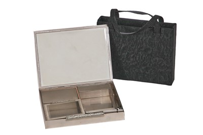 Lot 92 - A Van Cleef & Arpels for Asprey styptor and diamond minaudière, circa 1940