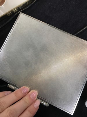 Lot 92 - A Van Cleef & Arpels for Asprey styptor and diamond minaudière, circa 1940