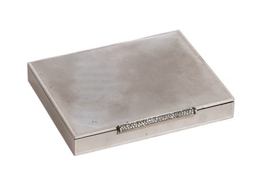 Lot 92 - A Van Cleef & Arpels for Asprey styptor and diamond minaudière, circa 1940