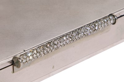 Lot 92 - A Van Cleef & Arpels for Asprey styptor and diamond minaudière, circa 1940