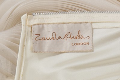 Lot 418 - A Tommy Nutter morning suit and special order Zandra Rhodes bridal gown, 1973