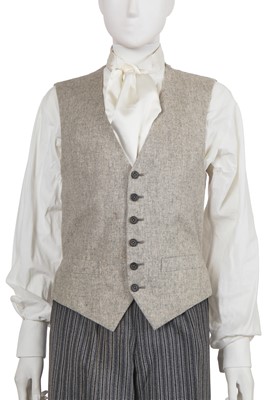 Lot 418 - A Tommy Nutter morning suit and special order Zandra Rhodes bridal gown, 1973