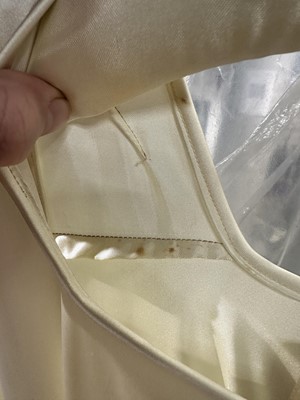 Lot 418 - A Tommy Nutter morning suit and special order Zandra Rhodes bridal gown, 1973