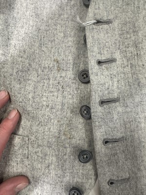 Lot 418 - A Tommy Nutter morning suit and special order Zandra Rhodes bridal gown, 1973