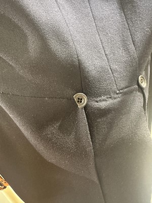 Lot 418 - A Tommy Nutter morning suit and special order Zandra Rhodes bridal gown, 1973