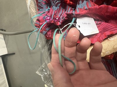 Lot 414 - A Zandra Rhodes printed chiffon dress, 1975