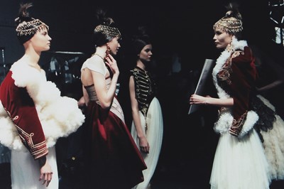 Lot 126 - An Ann Ray (Anne Deniau) limited edition colour print of Alexander McQueen's 'The Girl Who Lived in the Tree' collection, Autumn-Winter 2008-09