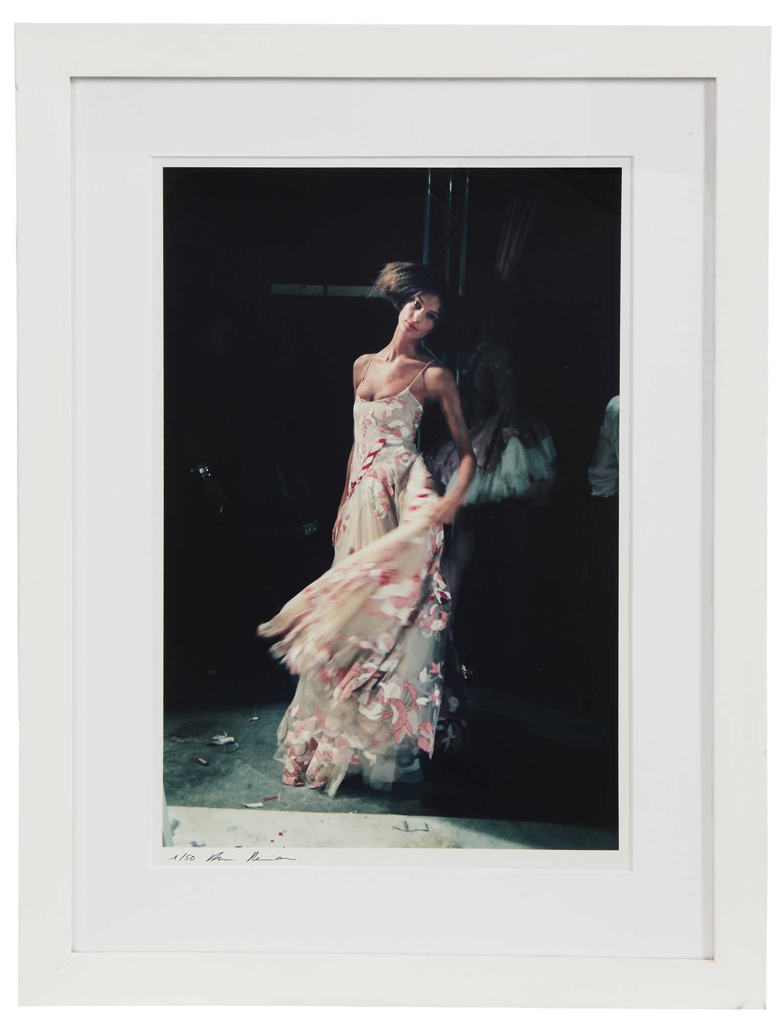 Lot 132 - An Ann Ray (Anne Deniau) limited edition colour print of Alexander McQueen's 'It's Only a Game' collection, Spring-Summer 2005