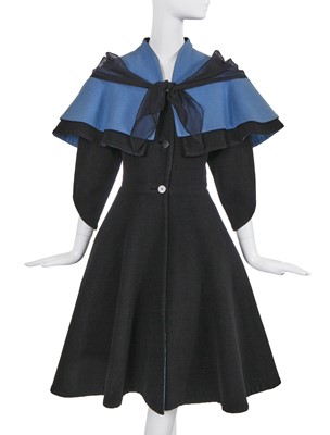 Lot 503 - A Madame Grès haute couture day coat, Autumn-Winter 1950-51