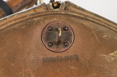 Lot 94 - Two Hermès canvas and leather travel/overnight bags, 1960s