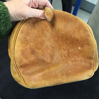 Lot 94 - Two Hermès canvas and leather travel/overnight bags, 1960s