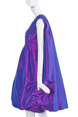 Lot 30 - A Chanel haute couture by Karl Lagerfeld shot violet/mauve taffeta cocktail dress, Autumn-Winter 1999-2000