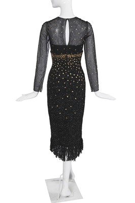 Lot 38 - A Chanel haute couture by Karl Lagerfeld gold embroidered evening gown, Autumn-Winter 1993-94