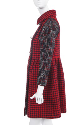 Lot 9 - A Chanel by Karl Lagerfeld multicoloured tweed coatdress, 'Chanel Airspace' collection, Autumn-Winter 2017-18