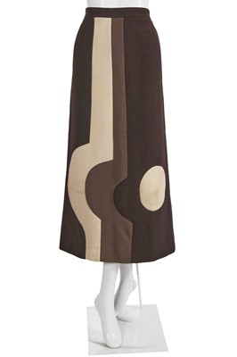 Lot 441 - A Pierre Cardin 'Pop Art' skirt, Autumn-Winter 1970-71