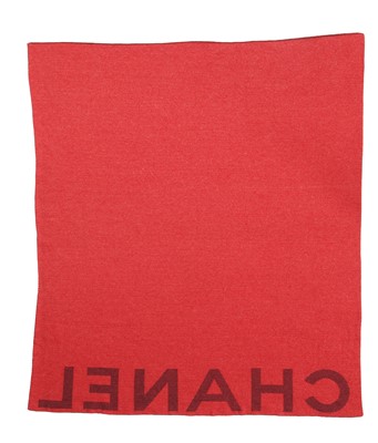 Lot 27 - A Chanel cashmere blanket, early 2000s